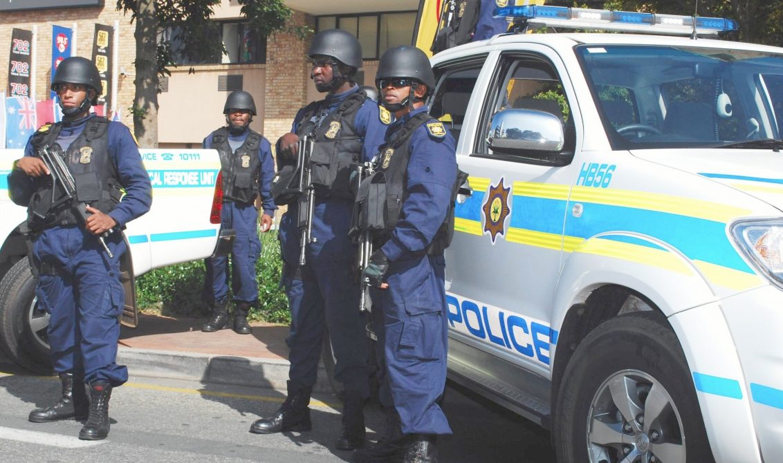 South African Police Army Ending the Riots