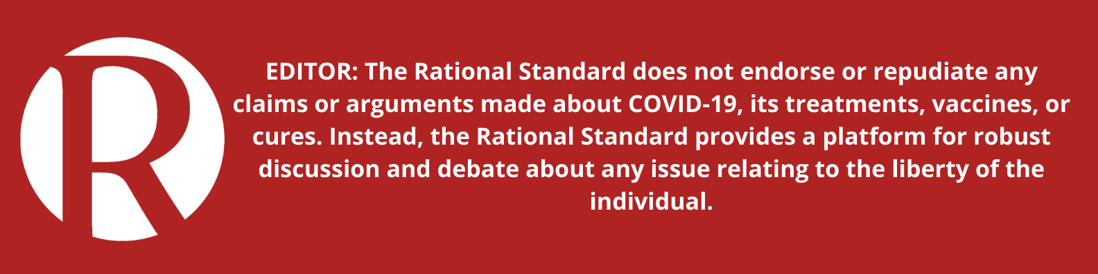 Rational Standard RS Covid Disclaimer Banner
